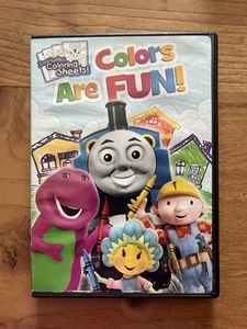 Colors Are Fun! DVD Barney Kipper Thomas & Friends Bob The Builder FULLY TESTED - Imagen 1 de 4