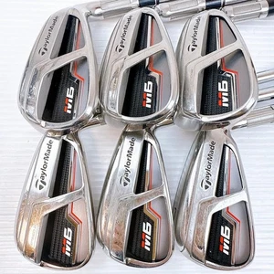 TaylorMade M6 2019 Iron Set 6pcs 5–PW REAX85 JP Steel Shaft R Flex RH JP Model - Picture 1 of 9