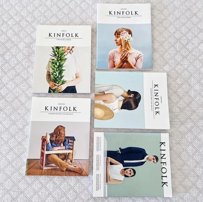 Lot 5x Editions KINFOLK MAGAZINE: Guide for Small Gatherings - Vol. 6 7 11 12 15 - Image 1 of 4