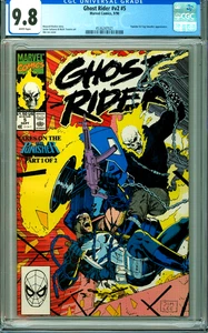 GHOST RIDER #5 CGC 9.8 WP PUNISHER Non-Circulated COPPER Age MARVEL COMICS 1990 - Picture 1 of 1