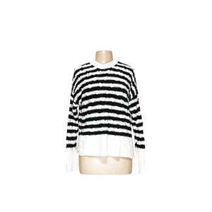 Pullover Sweater Jessica Simpson weiß gestreift - Bild 1 von 4