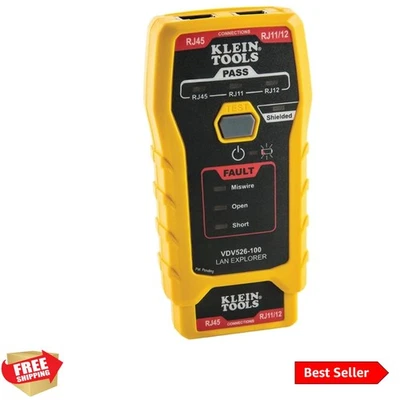 Probador VDV a batería: Explorador de LAN compacto para pruebas de conectividad rápida Foto 1 de 4