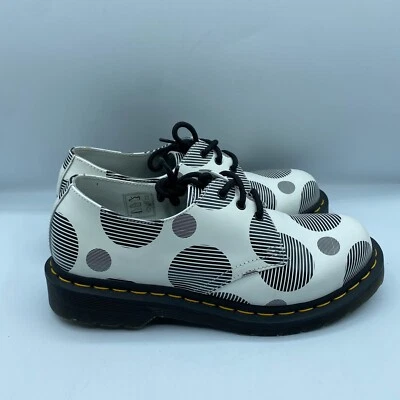 Oxford Dr. Martens 1461 a lunares para mujer 8 EU 39 blanco negro boho informal nuevo sin caja Foto 1 de 4