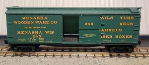 MTL Escala N #39200, Menasha Wooden Ware Co, 40' DBL Vaina Madera Caja Coche, RD# 245 - Imagen 1 de 11