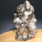 59g Natural Crystal.Picasso stone.Hand-carved.Exquisite wild man.statues.gift 26