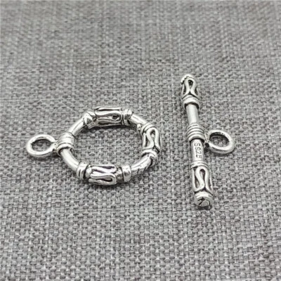 2sets of 925 Sterling Silver Toggle Clasps for Bracelet Necklace - Image 1 of 4
