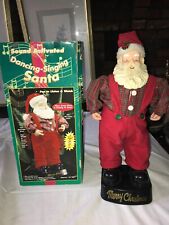 Vintage JSNY Dancing-Singing SANTA CLAUS 18" Tall Merry Christmas AS-IS Not Work