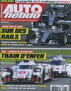 AUTO HEBDO Nr. 2007 15.04.2015 GP CHINA WEC 6h SILVERSTONETTER ELMS & F3SILVERSTONE - Bild 1 von 1