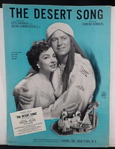 Das Wüstenlied - Harbach, Hammerstein II, Romberg - Noten 1926 - Bild 1 von 3