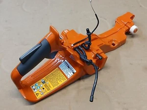 Maniglia posteriore motosega Husqvarna 545 mark II, serbatoio, acceleratore, tubi carburante OEM - Foto 1 di 6