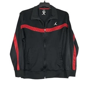 Jordan Men’s Jumpman Warm Up Dri-Fit Track Jacket Size M Black Red Full Zip - Bild 1 von 11