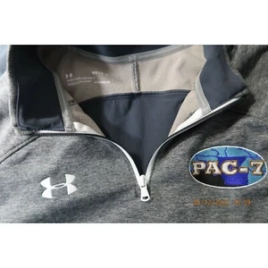 PAC-7 Jacket Size M ColdGear Loose Under Armour 1/4 Zip Gray - Picture 1 of 6