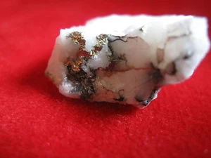 CALIFORNIA GOLD QUARZ EXEMPLAR NATURGOLD 11,0 GRAMM GOLD IN QUARZ - Bild 1 von 10