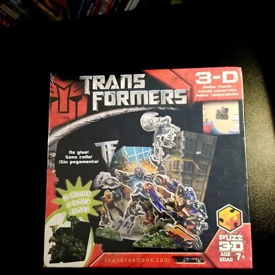 Transformers Puzzle Poster Glows In Dark 3D Sealed - Image 1 of 2