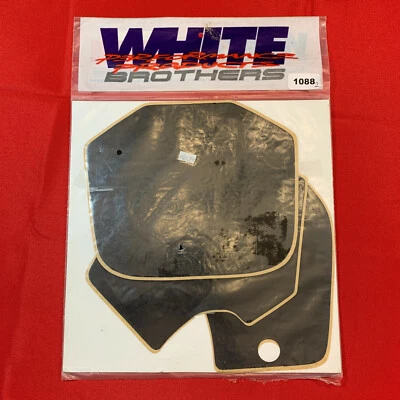Nuevo de Lote Antiguo White Brothers 59-6075 Yamaha, YZ80 93-01 WB PC BKGD, NEGRO Foto 1 de 3
