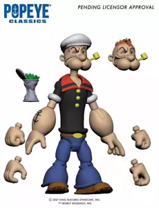 BFS Popeye Boss Strike Popeye 6-inch Mobile Doll - Picture 1 of 2