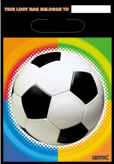 Bolsas de fútbol ""Campeonato de fútbol"" fiesta favor/botín x 8 Foto 1 de 1