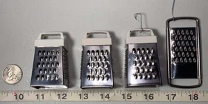 ACME Mini Cheese Grater refrigerator magnet + 3 other graters(no magnets) Doll H - Picture 1 of 6