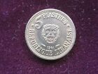 Lebanon 5 Piastres 1961 Unc Lion Head Liban Libanaise 9772# World Money Coin