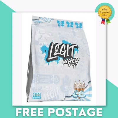 Legit Supps LEGIT WHEY - 28 Serves 100% Whey Protein Isolate High Quality WPI - image 1 of 4