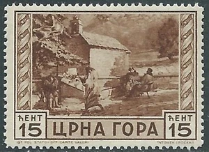 1943 MONTENEGRO IL SERTO DELLA MONTAGNA 15 CENT MNH ** - UR33-8 - Imagen 1 de 1