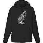 'Cheetah' Adult Hoodie / Hooded Sweater (Ho024658)