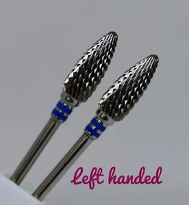 Hartmetall Nagel Bohrer Bit blau mittel Gel Acryl Entfernung Hühneraugen linke Hand toll 1 Stück - Bild 1 von 2