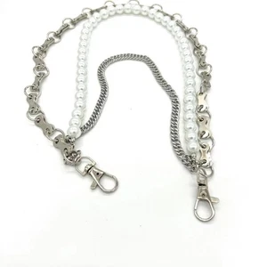 Mens Punk Biker Metal Wallet Chain Links Purse Charm Keychain Jeans Pants Chain - Picture 1 of 17