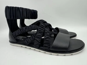 Sorel Ella II Ankle Strap Sandal - Black sea Salt - Women's Size 7 US - Picture 1 of 10