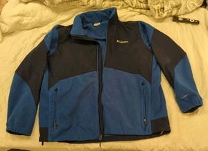 Columbia Interchange Omni-Shield Jacket Fleece Nylon Nice Men's Size XXL Blues - Picture 1 of 5