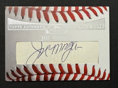 2006 Topps Sterling BBCUT-JMO JOE MORGAN Auto Cuts Signature HOF - Image 1 of 2