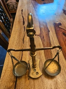 Vintage Brass Balance Beam Scales - Picture 1 of 1
