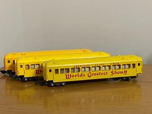 American Flyer Circus Coach Set Toy Train Worlds Greatest Show PA-60 - Picture 1 of 6