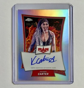Kayden Carter 2025 Topps Cromo WWE Automático #RBA-KYD Refractor Numerado/175 - Imagen 1 de 4