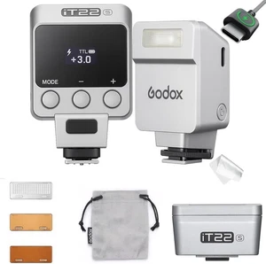 Godox IT22 On-Camera Flash Light for Canon Nikon Sony Fujifilm Olympus Panasonic - Picture 1 of 9