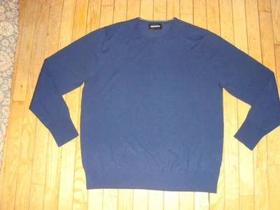 BONOBOS MEN'S 100% EXTRA FINE MERINO WOOL ROUND NECK SWEATER SIZE LARGE BNWOT! - Imagem 1 de 4