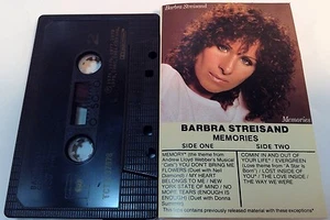 BARBRA STREISAND Tape Cassette MEMORIES 1981 Cbs Records Canada TCTX-37678 - Picture 1 of 8