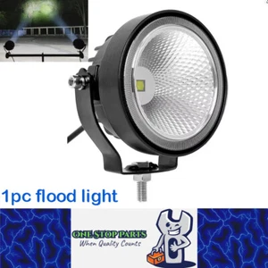 1 x LED Work Light 60W Round 98mm 12V-24V 6500K Flood Beam LED Flood Lamp - Picture 1 of 6