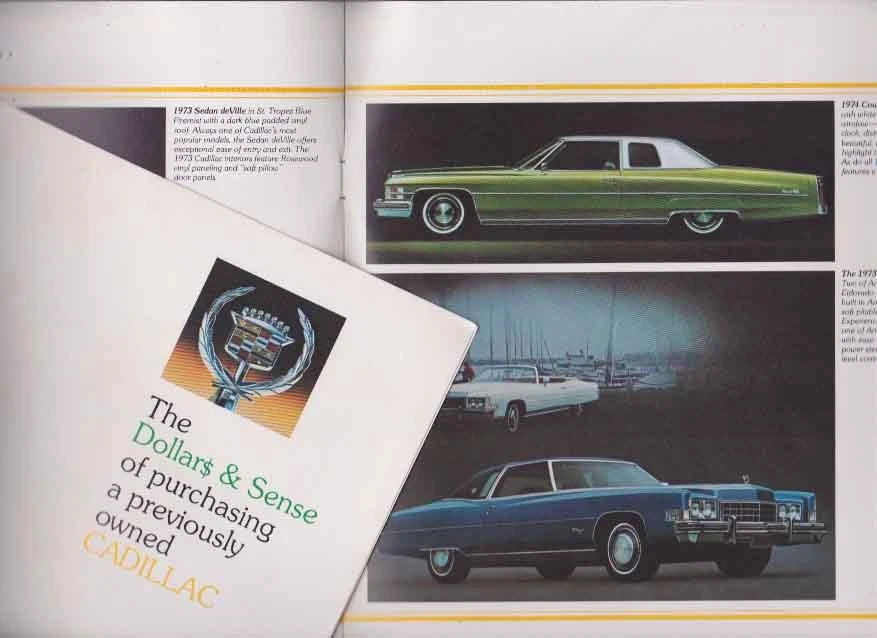 1975 CADILLAC USED or PREVIOUSLY OWNED US 8 Page Brochure FLEETWOOD ELDORADO  - image 1 of 1
