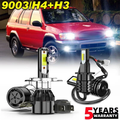 适合日产 Pathfinder Sport Utility 3.5L 1999 - 2004 LED 车头灯雾灯灯泡 — 第 1/4 张图片