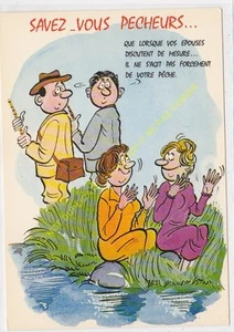 CP Humour Pesca Quando Tuo Todesbräute Discutent Da di Misurazione - Picture 1 of 2