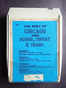 Chicago / Blood,Sweat & Tears (The Best of) 8 Track Tape (Rock) - Imagen 1 de 4