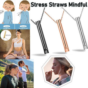 Stress Relief Necklaces Anapana Breathing Necklace for Anxiety Relief Meditation