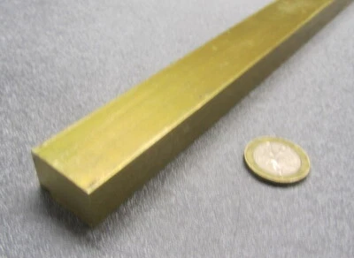 Barra plana de latón 360 5/8" de grosor x 1,00" de ancho x 24,0" de largo Foto 1 de 4