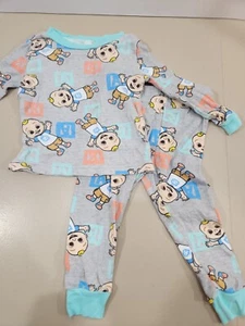 CoComelon Toddler Boys JJ ABCs 2 Piece Long Sleeve Pajamas 24 Months - Picture 1 of 10