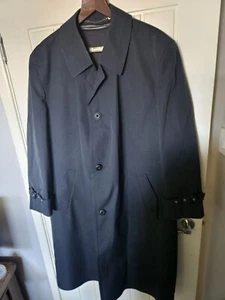 PEFRI MODELL GERMAN NAVY MENS TRENCH COAT MAC WOOL REMOVABLE BODYWARMER SIZE XL - Picture 1 of 10