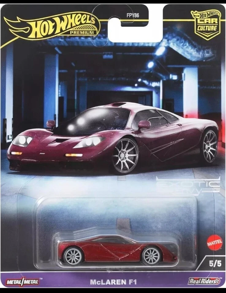 Hot wheels Premium Exotic Envy . Mc Laren F1 .  - Photo 1/1