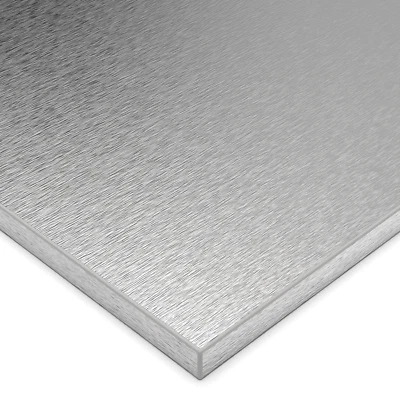 X57 Dekorplatte Edelstahl 19mm - Tischplatte - 2mm ABS- Spanplatte - nach Maß - Bild 1 von 3