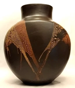 XLarge Royal Haeger Keramik "Earth Wrap" Vase *nur leichte Gebrauchsspuren am Sockel* erstaunlich! - Bild 1 von 21