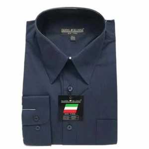 Daniel Ellissa NEW Men’s 15.5 NAVY IN COLOR DRESS SHIRT SLEEVE 34-35 - Picture 1 of 1